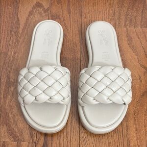 Seychelles Belissima Braided Sandals Oatmeal Size 7.5